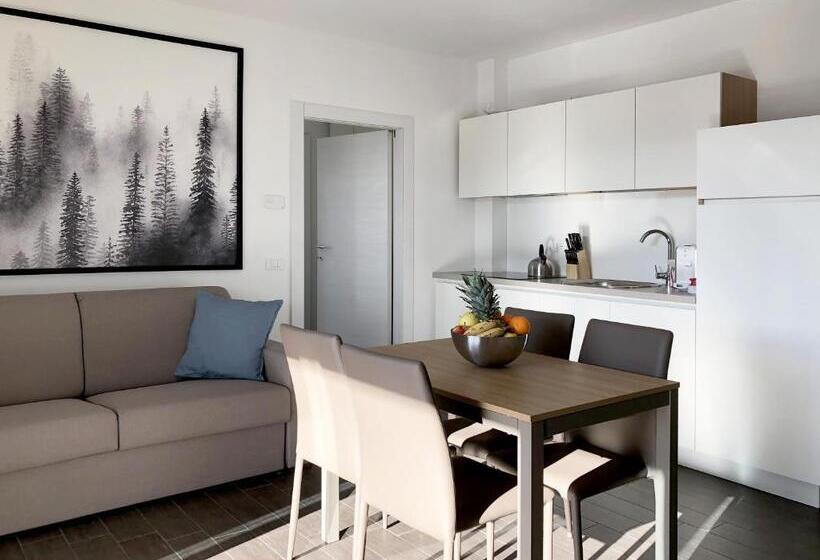 דירת חדר עם טרסה, Residence Aurora