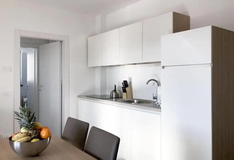 テラス付き1ベッドルームアパートメント, Residence Aurora