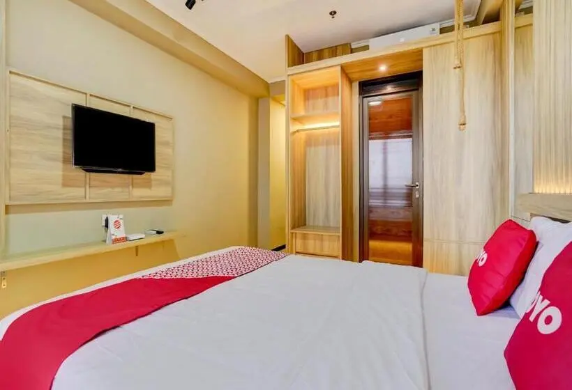 デラックスルーム, Collection O 90205 Queen Rent Apartment Gateway Pasteur