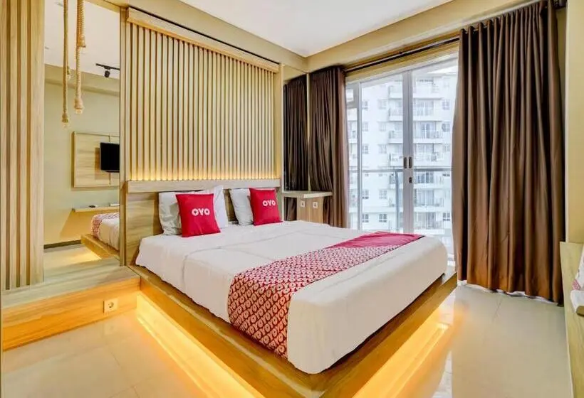 デラックスルーム, Collection O 90205 Queen Rent Apartment Gateway Pasteur
