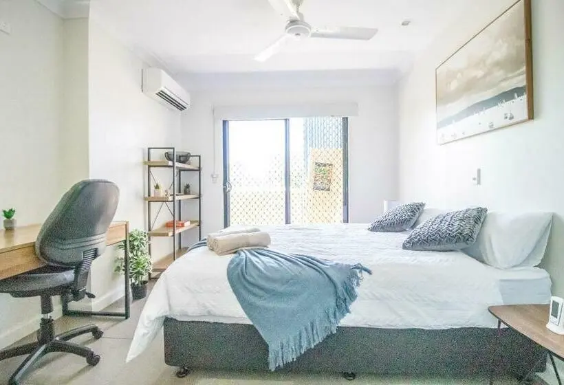 バルコニー付きデラックスルーム, Zen Quest   The Nomads Pad Near Nightcliff Markets & Sunset Foreshore