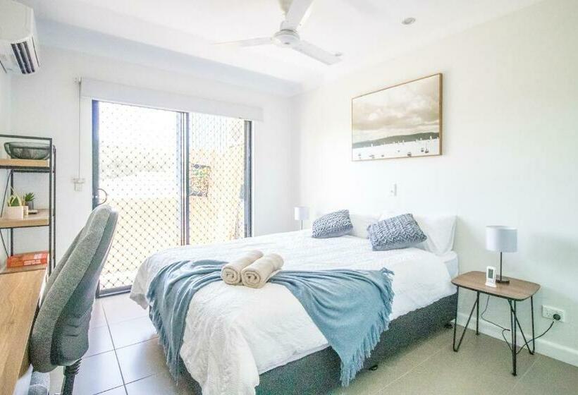 غرفة ديلوكس مزودة بشرفة, Zen Quest   The Nomads Pad Near Nightcliff Markets & Sunset Foreshore