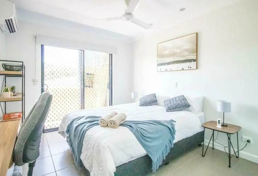 バルコニー付きデラックスルーム, Zen Quest   The Nomads Pad Near Nightcliff Markets & Sunset Foreshore