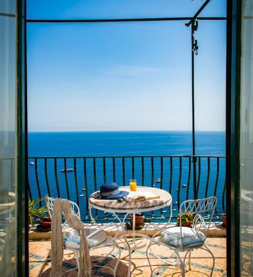 オーシャンビュースタンダードルームバルコニー付き, Pensione Maria Luisa