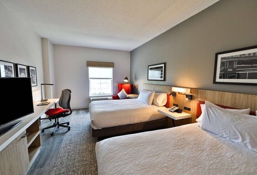 חדר סטנדרט שתי מיטות זוגיות, Hilton Garden Inn Savannah Historic District