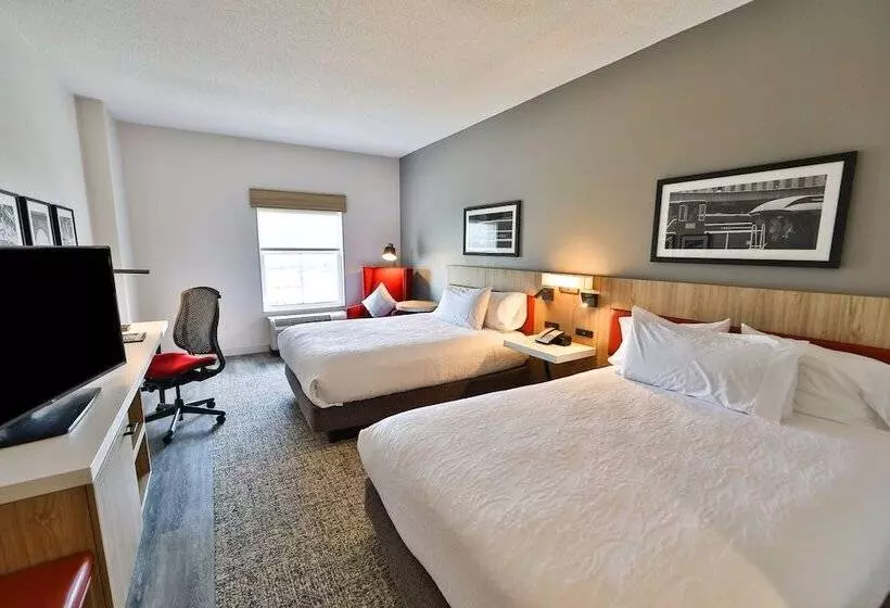 ２ダブルベッドのスタンダードルーム, Hilton Garden Inn Savannah Historic District