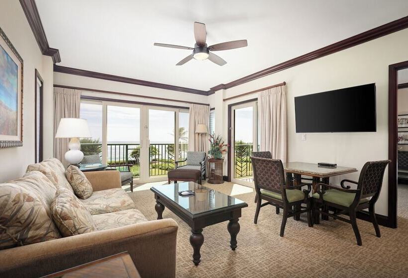 Апартаменты 2 Спальни Вид на Море, Waipouli Beach Resorts & Spa Kauai By Outrigger