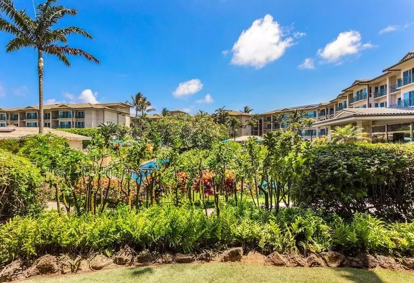 ガーデンビューの２ベッドルームアパート, Waipouli Beach Resorts & Spa Kauai By Outrigger
