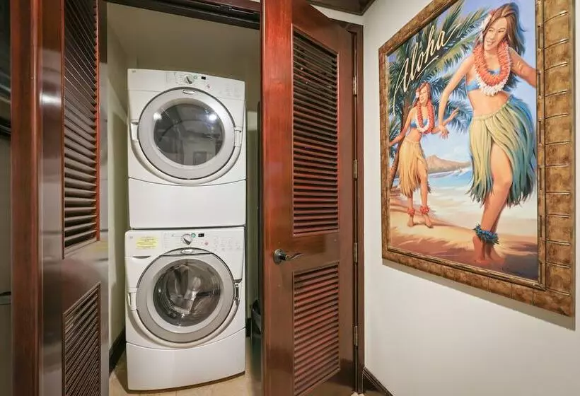 庭の見える１ベッドルームアパートメント, Waipouli Beach Resorts & Spa Kauai By Outrigger
