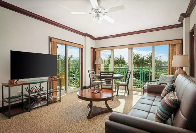庭の見える１ベッドルームアパートメント, Waipouli Beach Resorts & Spa Kauai By Outrigger