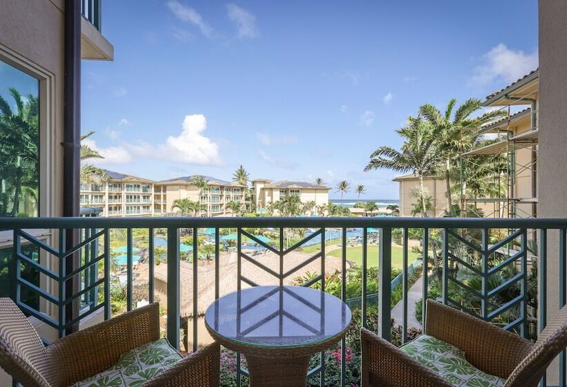 Апартаменты 1 Спальня Вид на Море, Waipouli Beach Resorts & Spa Kauai By Outrigger