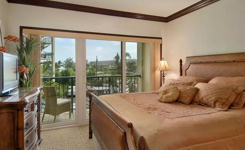 庭の見える１ベッドルームアパートメント, Waipouli Beach Resorts & Spa Kauai By Outrigger