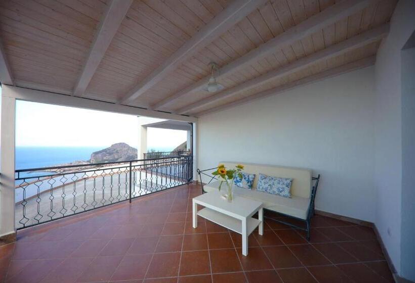 オーシャンビューデラックスルームバルコニー付き, Skyview Cefalù