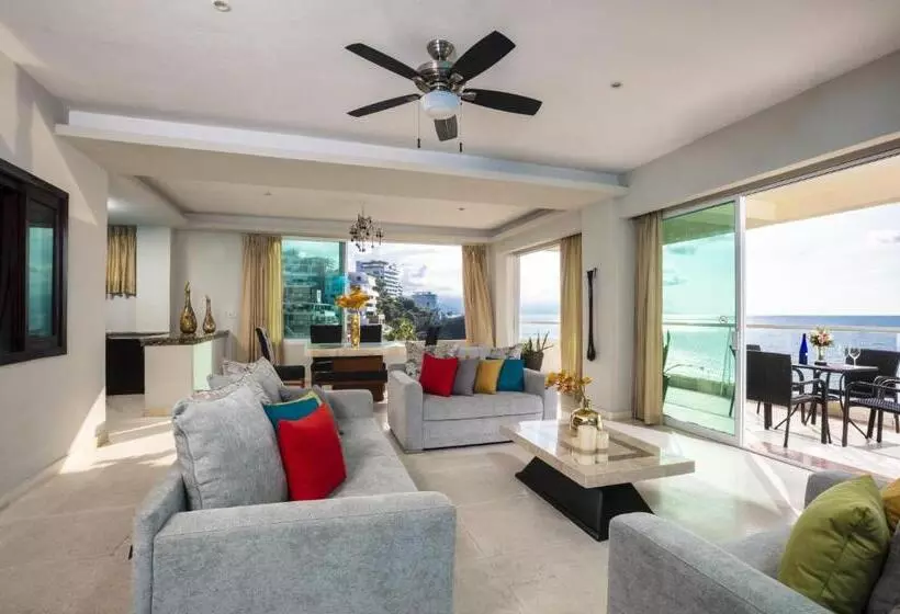 1 Bedroom Penthouse Apartment, Blue Chairs Beachfront Resort Puerto Vallarta - Adults Only