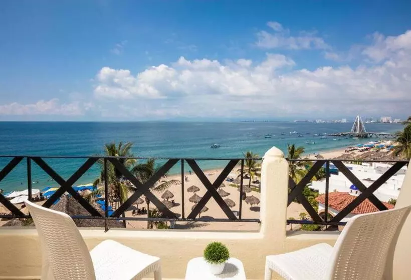 اتاق لوکس با چشم‌انداز دریا, Blue Chairs Beachfront Resort Puerto Vallarta - Adults Only