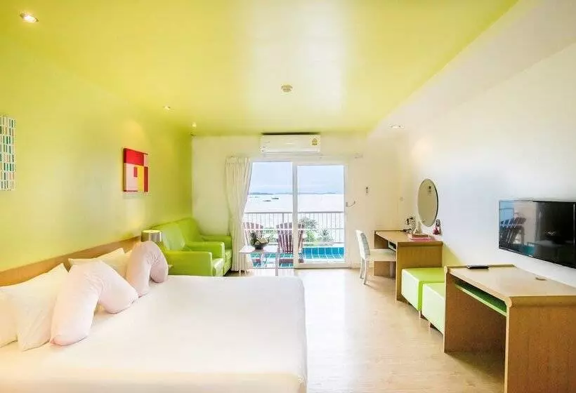 اتاق لوکس با چشمانداز دریا, Best Bella Pattaya
