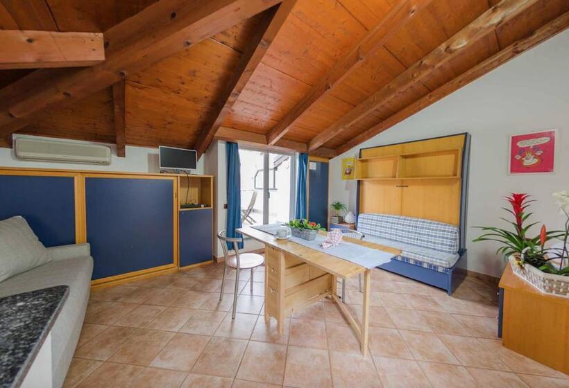 １ベッドルームペントハウスアパート, Residenza Adelaide