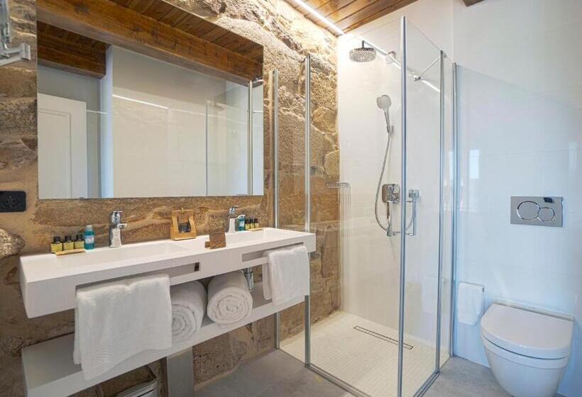 חדר סופריור עם טרסה, As Torres Da Hermida