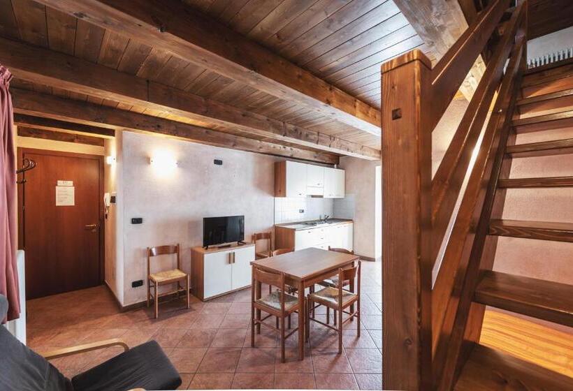 침실 2개 아파트, Residence La Tana Del Ghiro