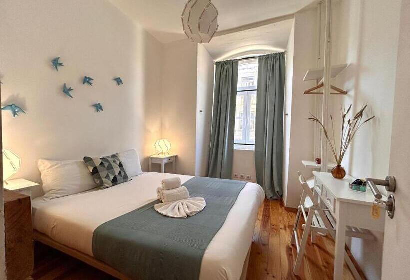 اتاق استاندارد با سرویس بهداشتی مشترک, 262 Baixa Guesthouse