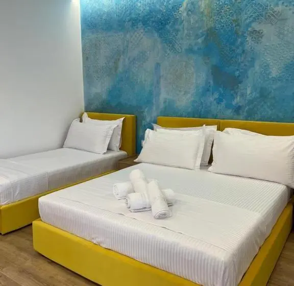 اتاق سه نفره سوپریور با چشم‌انداز دریا, Emaar Hotel Ksamil   Beachfront , Newly Renovated