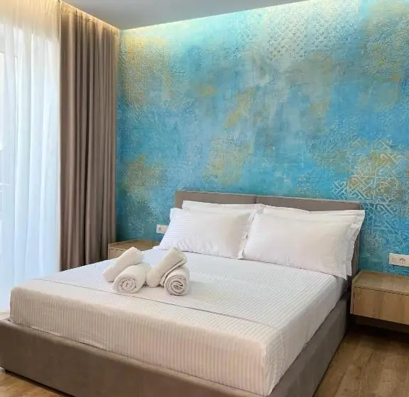 اتاق استاندارد با چشم‌انداز باغ, Emaar Hotel Ksamil   Beachfront , Newly Renovated