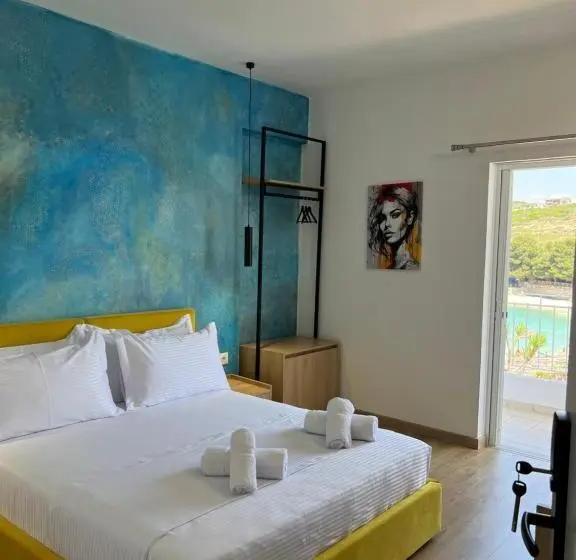 اتاق لوکس با چشم‌انداز دریا, Emaar Hotel Ksamil   Beachfront , Newly Renovated