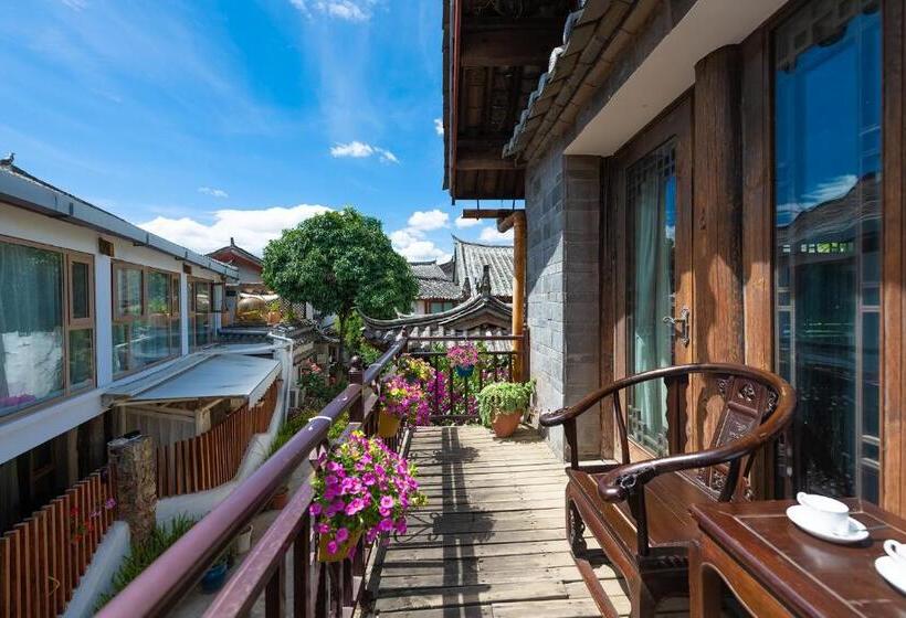 带大床的复式套间, Lijiang Gui Yuan Tian Ju Guesthouse