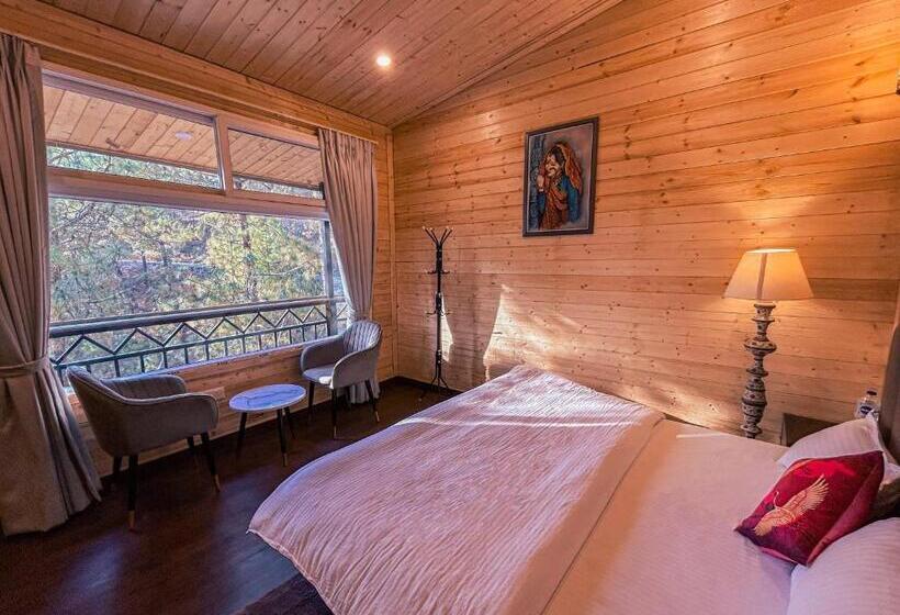 غرفة قياسية سرير كينج, Thehimalayanliving Whistling Pines