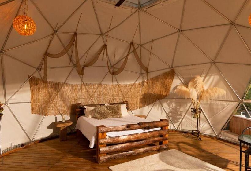 스탠다드 방갈로 정원 전망, Entre Verdes Hotel & Glamping