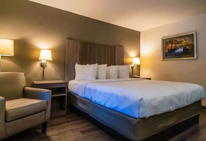 キングサイズベッドのスタンダードルーム, Econo Lodge Cherokee Near River Park