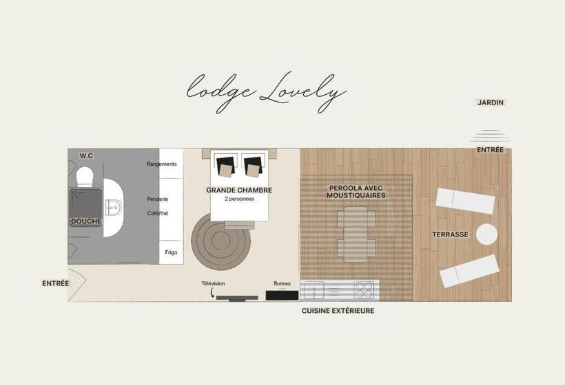 标准间, Lodges De Camargue
