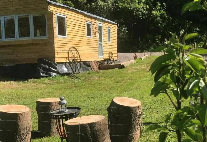 エコノミールーム, Shepherds Huts Ham Hill, 2 Double Beds, Bathroom, Lounge, Diner, Kitchen, Love Dogs & Cats Looking O