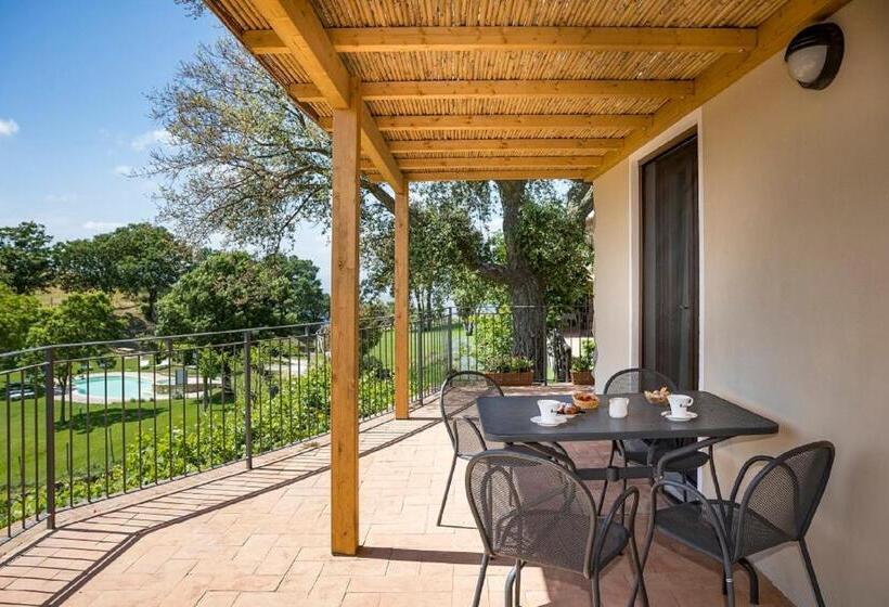 סוויטה עם טרסה, Agriturismo Podere L'aione