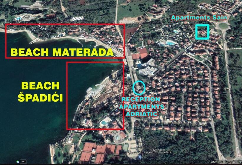 テラス付き１ベッドルームアパートメント, Apartments And Rooms With Parking Space Porec   6917