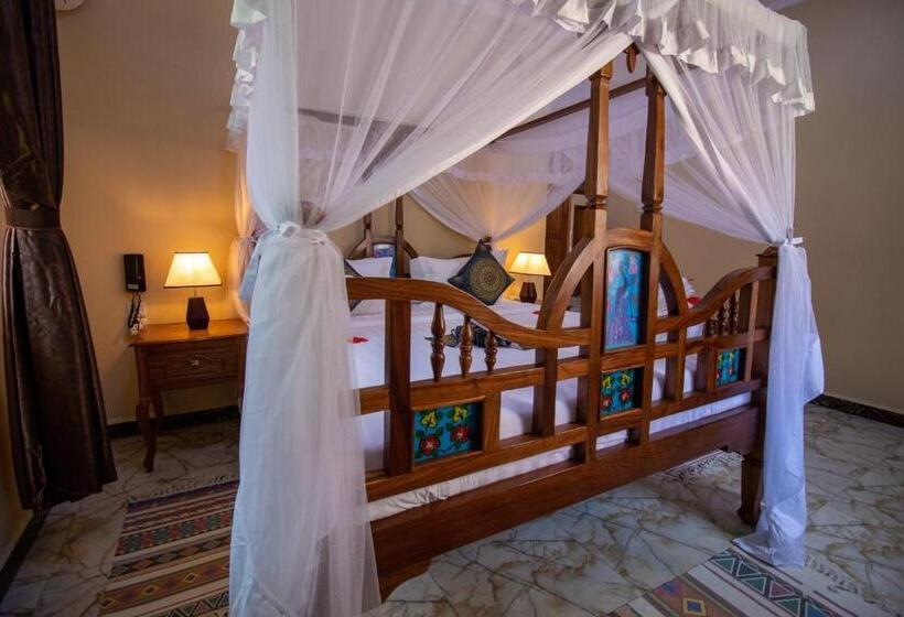 带大床的高级房间, Sunny Palms Beach Bungalows