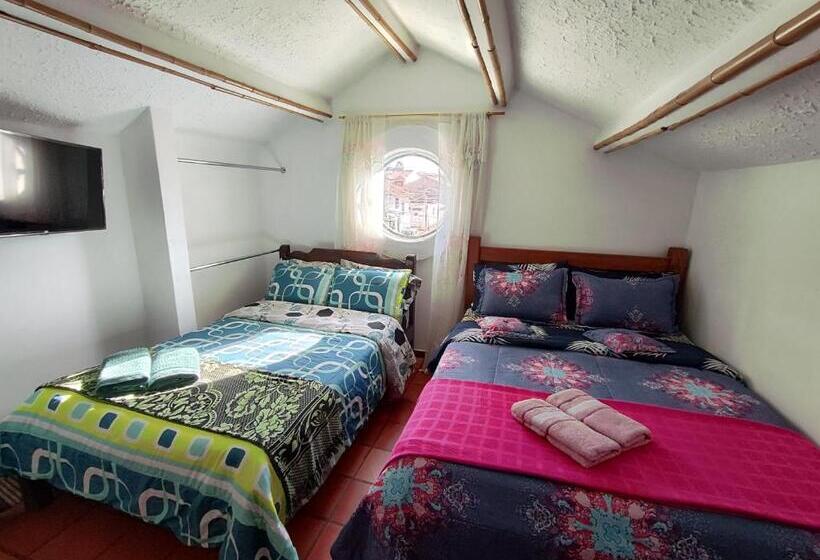 家庭房间共用浴室, Hospedaje La Casa De Chavela Centro Histórico
