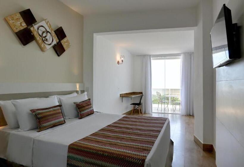 חדר דלוקס עם מרפסת, Transamerica Fit Vitória Praia De Camburi