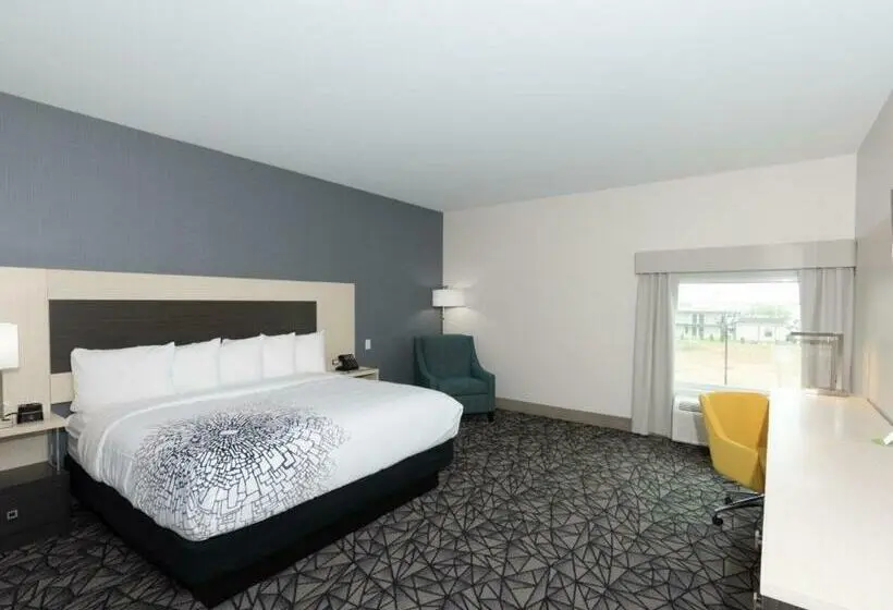 身障者適用キングサイズベッドルーム, La Quinta Inn & Suites By Wyndham Shorewood