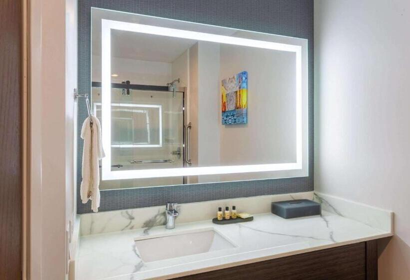 キングサイズベッドのスタンダードルーム, La Quinta Inn & Suites By Wyndham Shorewood