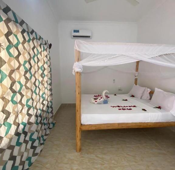 海景标准间带阳台, Ndiro Beach House Kendwa