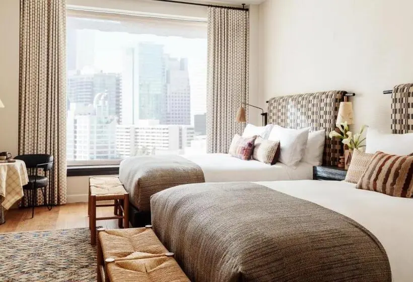 シティビューのデラックスルーム, Downtown Los Angeles Proper Hotel, A Member Of Design Hotels