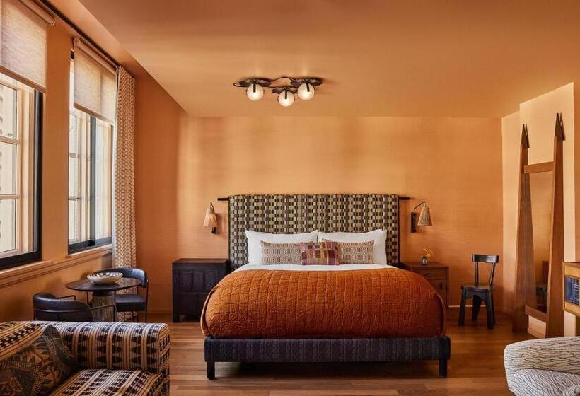 جناح جونيور سرير كينج, Downtown Los Angeles Proper Hotel, A Member Of Design Hotels