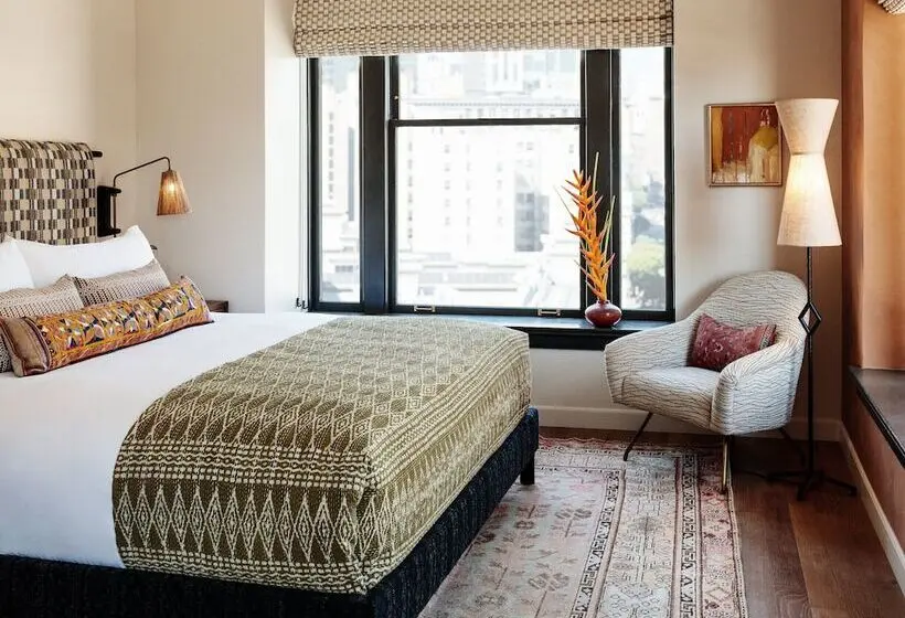 景色の見えるデラックスルーム, Downtown Los Angeles Proper Hotel, A Member Of Design Hotels