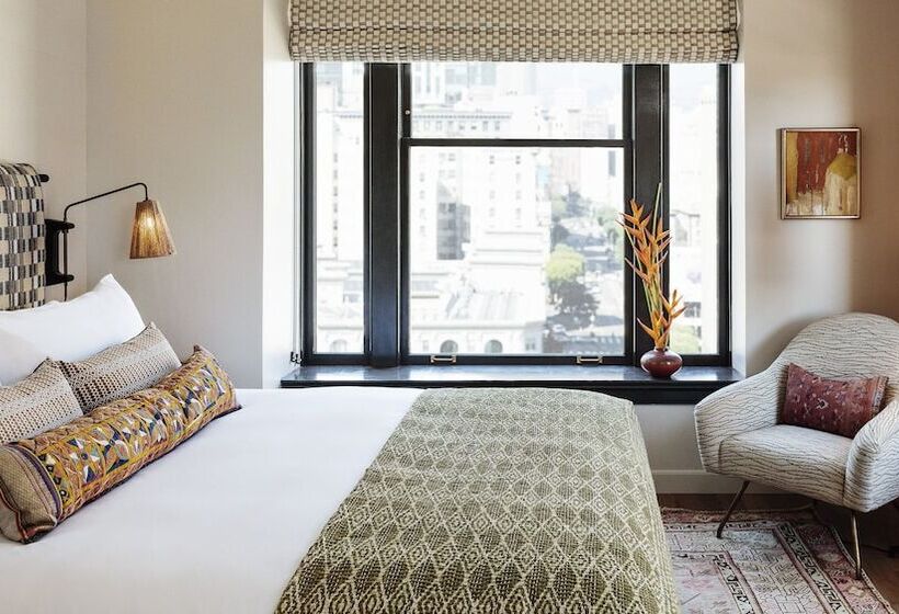 غرفة ديلوكس ذات إطلالة, Downtown Los Angeles Proper Hotel, A Member Of Design Hotels