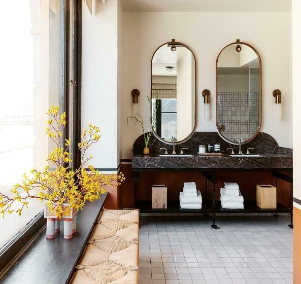 带大床的小型套房, Downtown Los Angeles Proper Hotel, A Member Of Design Hotels