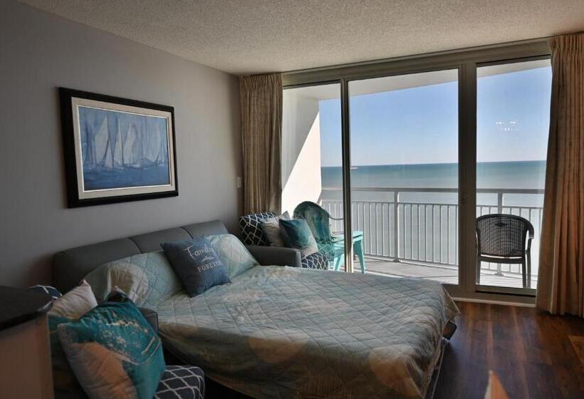 غرفة عائلية مطلّة علي البحر, Luxury 2 Beds 2 Bath Ocean Front Condo