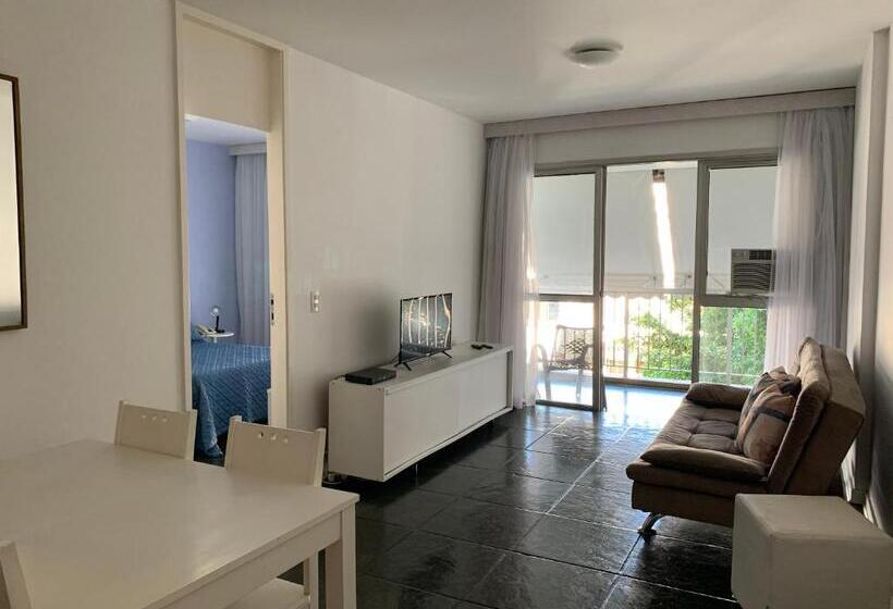 Apartamento 1 Dormitório com Sacada, Excelente Apart Hotel Ipanema