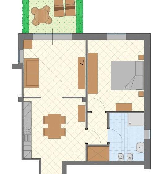 شقة غرفة واحدة, Residence Il Melograno