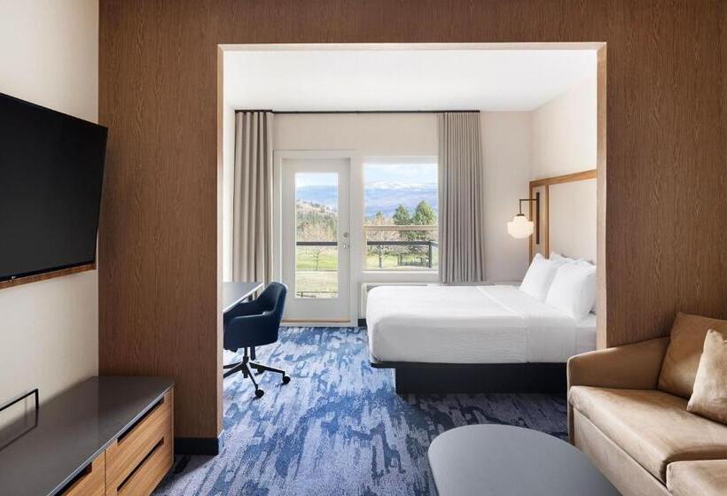스탠다드 룸 킹사이즈 침대, Fairfield Inn & Suites By Marriott West Kelowna